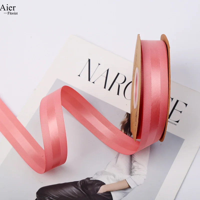Aierflorist 2.5cm*30m Polyester Edge Polyester Ribbon Florist Flower
