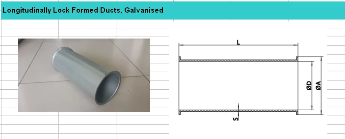 Duct Pipe with Flared End for Dust Collection System