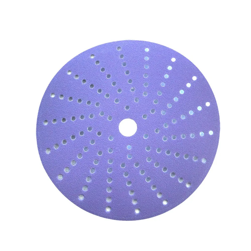 DIPHSON Abrasive Tools Round Sandpaper Flock Sanding Disc Sticky Abrasive Disc Hook and Loop Sanding Disc