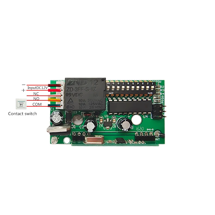Remote Control Dip Switch Auto Gate Remote Control Transmitter and Receiver 330Mhz 315Mhz 433Mhz
