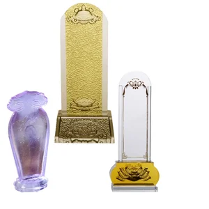 Customization Crystal Glass High Quality Sacrifice Interment Memorial Supplies Worshipping the Ancestors