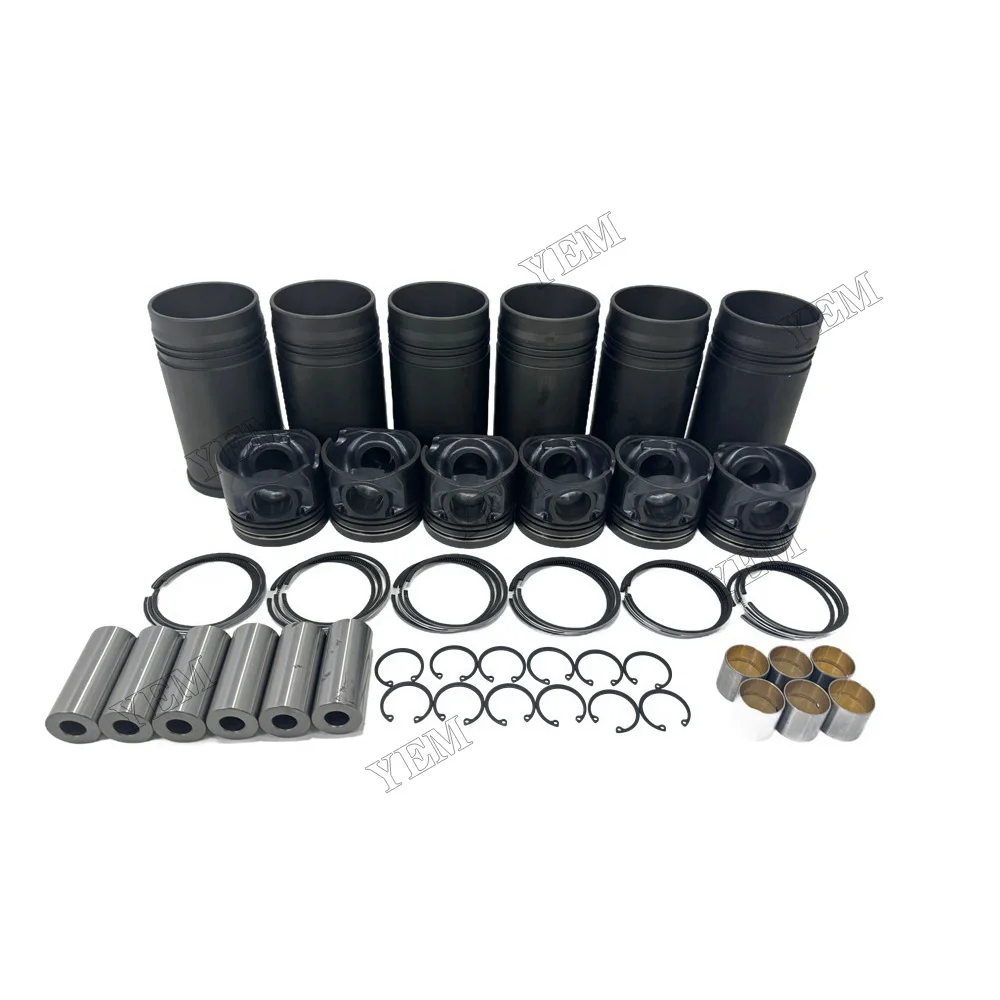 Cylinder Liner Kit Suitable for Komatsu 6D140s Engine Replacement Parts 3
