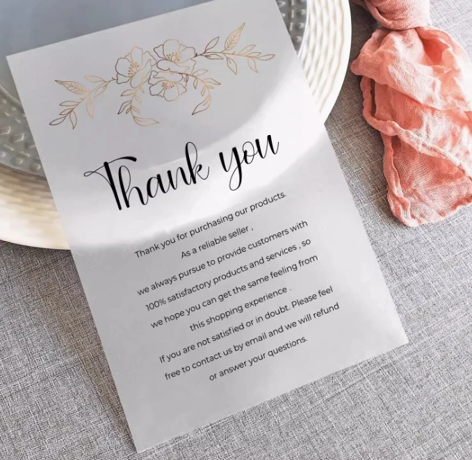 Custom Design Cards Wholesale Printed Translucent Wrap Vellum Paper Decoration Luxury Wedding Invitation