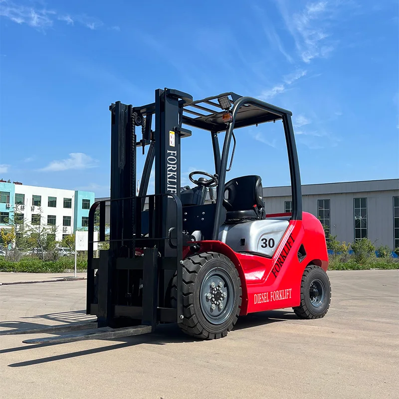 All-terrain diesel forklift, 3–5 ton capacity, 4WD