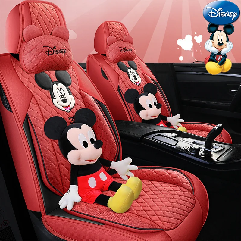 Hot Universal Size Seat Cover Pu Leather Fabric Material Full Set
