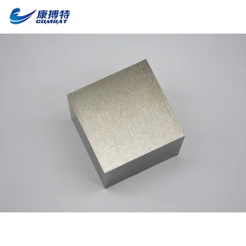 Hot sale 1~4 inches tungsten cube / block with polished surface With Periodic Engraving