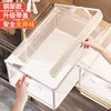 Caja de almacenamiento de PVC transparente con tapa
