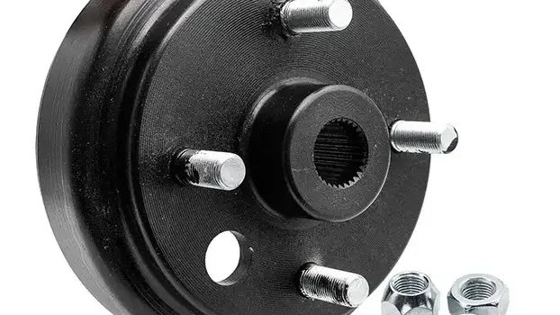 Panglong EZGO TXT Large Hole Fine Splined Brake Drum - Fits 1991-up EZGO 4-Cycle Gas Carts, Replaces OEM 21807-G1