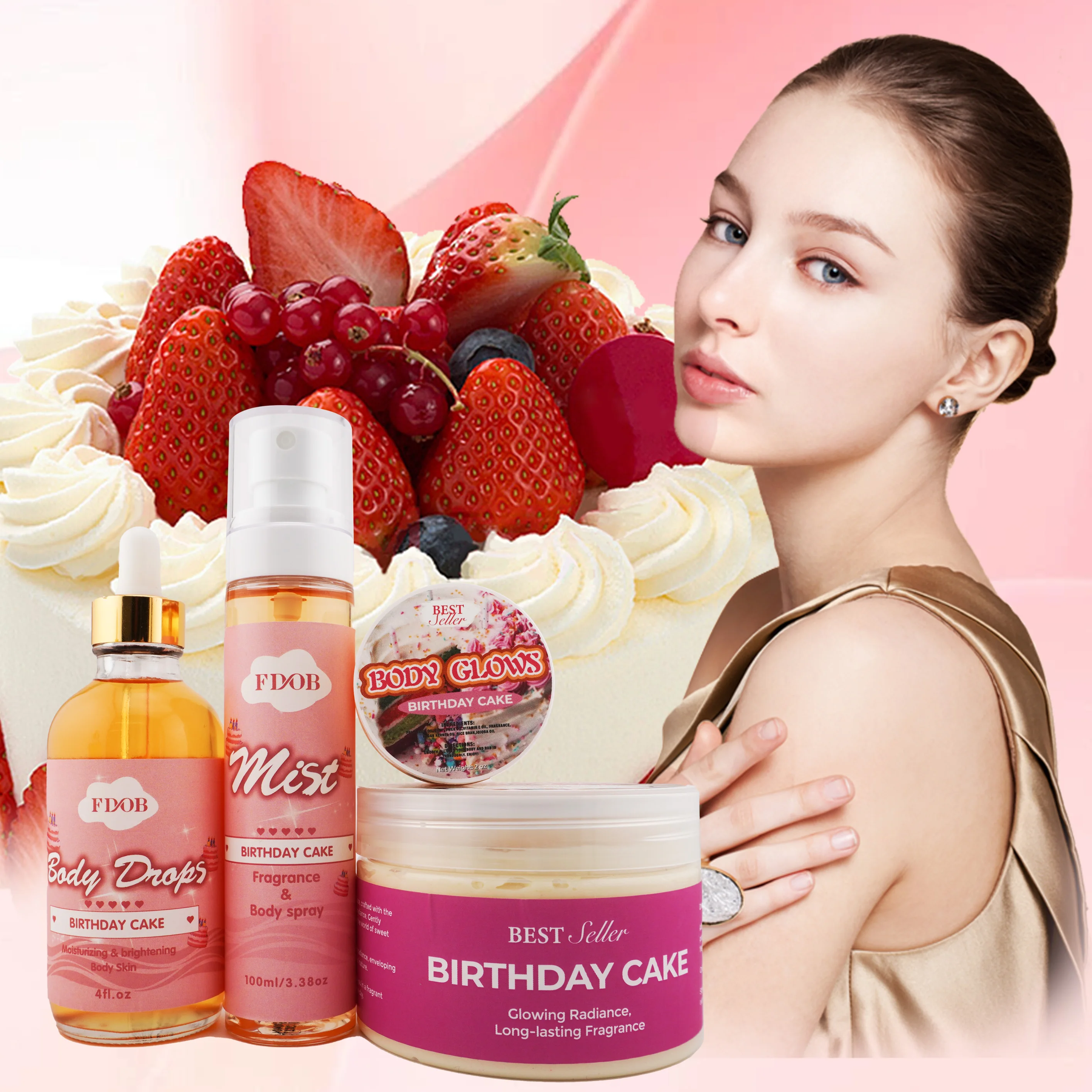 Wholesale underarm deodorant mist body spray perfume strawberry