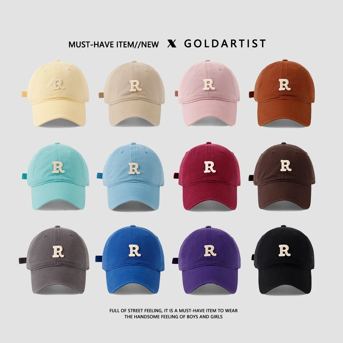 Factory Wholesale Luxury 6-Panel Baseball Caps for Men and Women Letter Embroidery Logo Unisex Dad Hats Outdoor Sports Retail