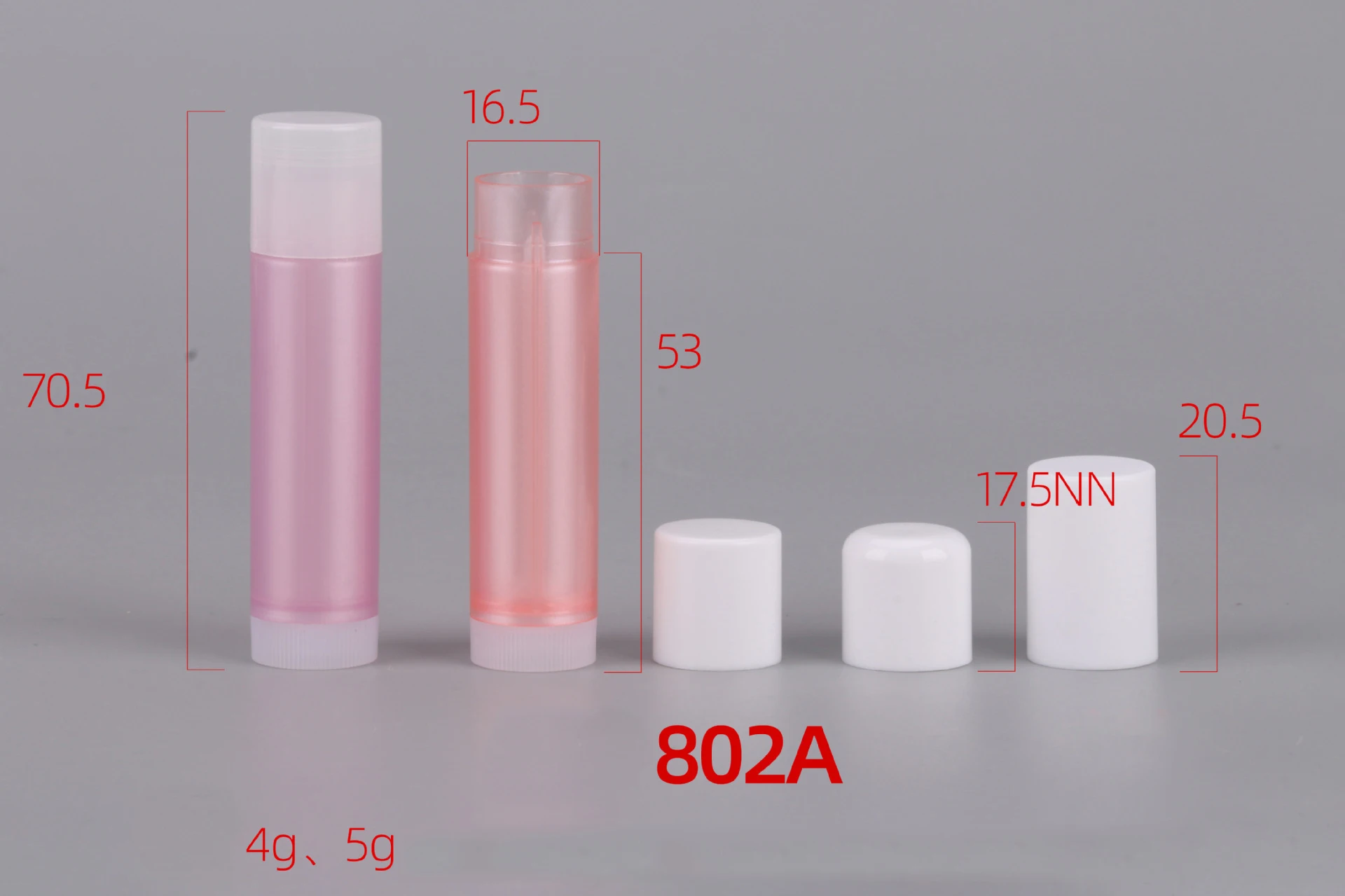 Wholesale 4g Empty Lip Balm Container Cosmetic Chapstick Packaging 5g
