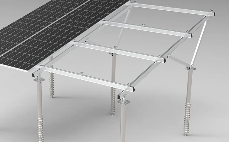 Adjustable Solar Bracket Rv tracker Brackets Solar Farm Solar tracker Kit Solar Panel Roof Mount System Z Ballast
