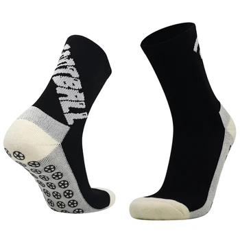 Comfortable anti slip football socks sports grip soccer socks elite women men's training match socks custom logo