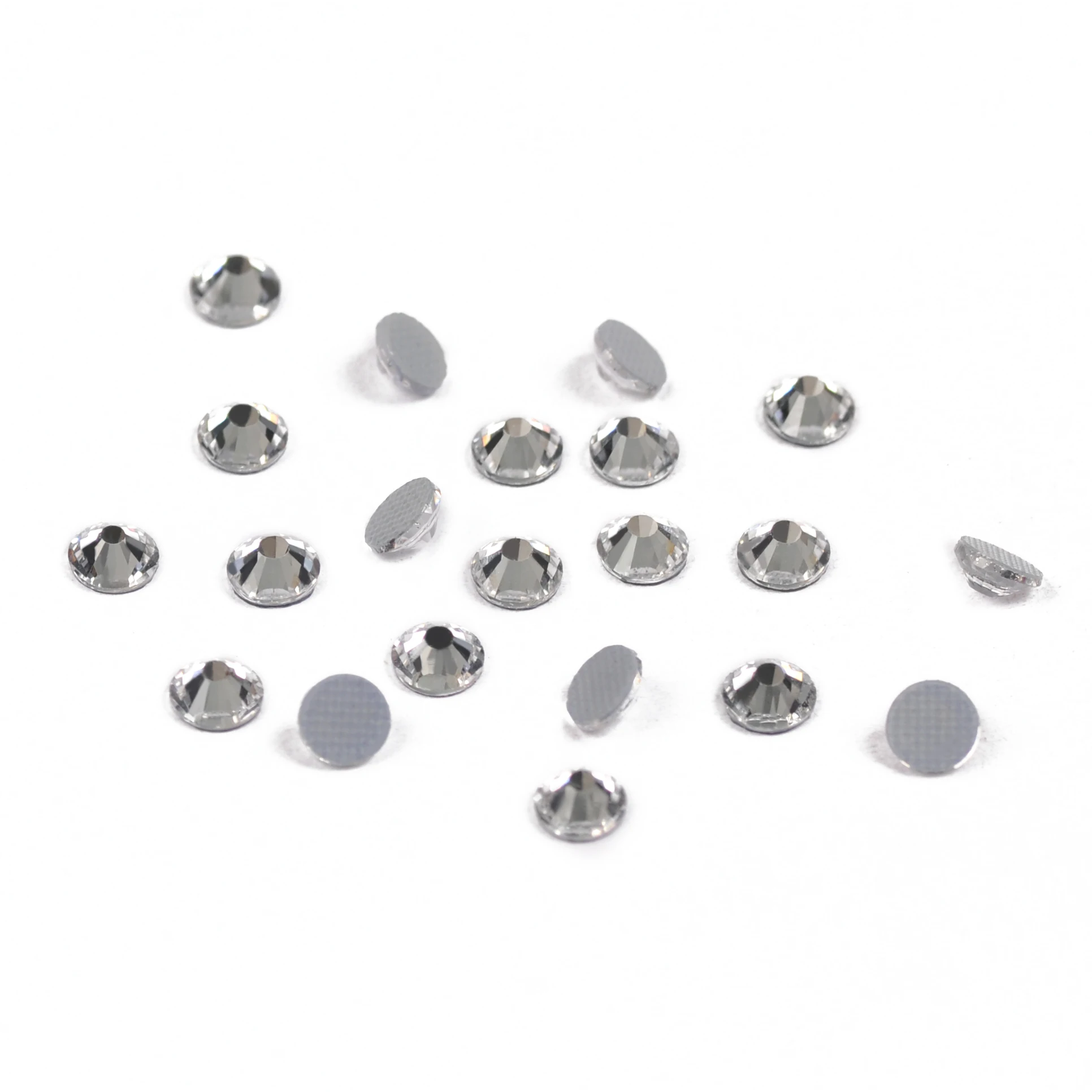 SS16 SS20 SS30 Glitter Strass Cristallo AB Non Hot Fix Posteriore - Foto 6