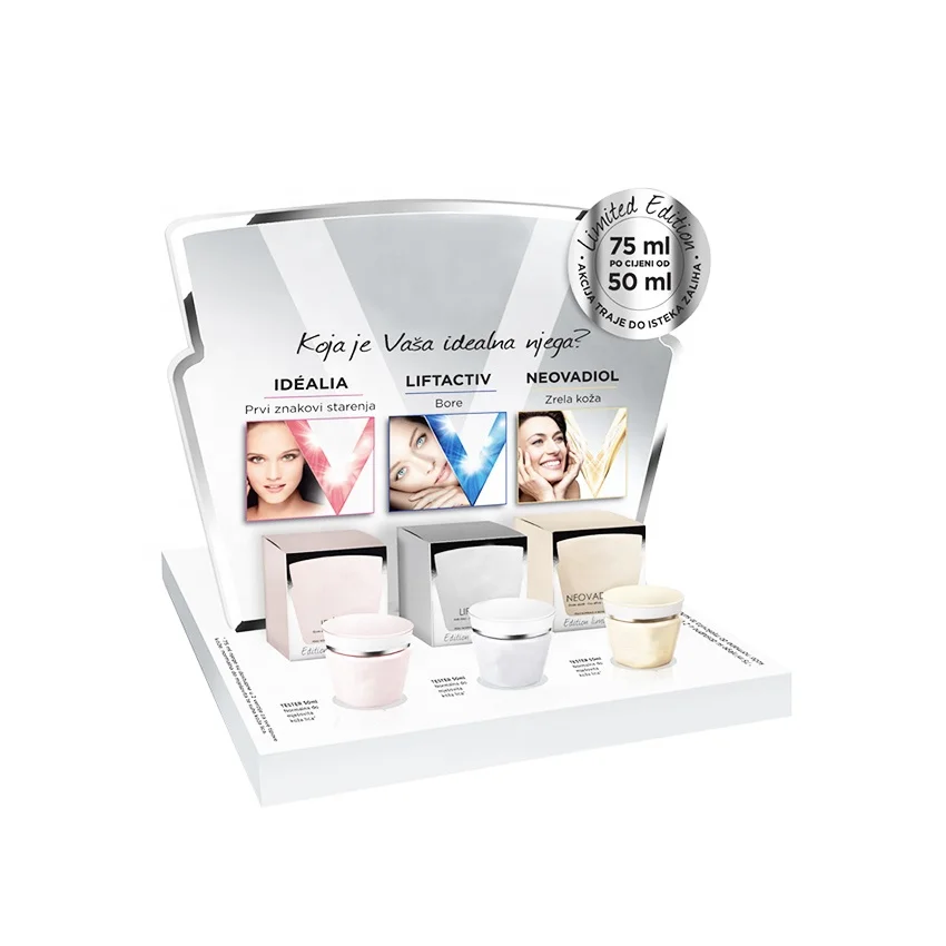 Wholesale Modern Custom Acrylic & Cardboard Beauty Salon Cosmetic Table and Kiosk Displays-Eco-Friendly for Durable Furniture