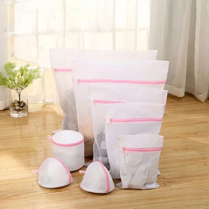 Wash Net Bag Set Custom Small Nylon Mesh Laundry Bag in Bulk