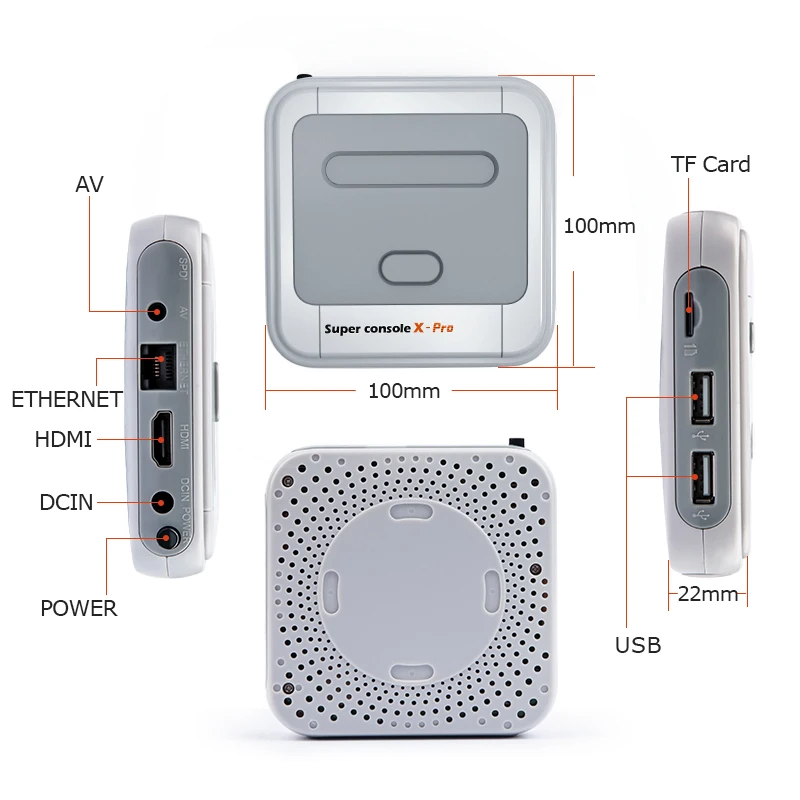 Super Console X Pro 4K Retro Mini Game Console with 50,000+ Built