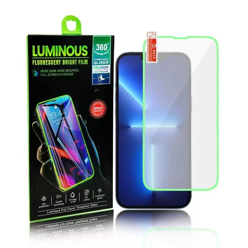 New Arrivals Liquid Silicone Edge Protective Luminous Full Cover