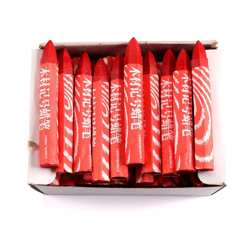 Водонепроницаемый шестигранный промышленный флуоресцентный лесной карандаш для маркировки шин