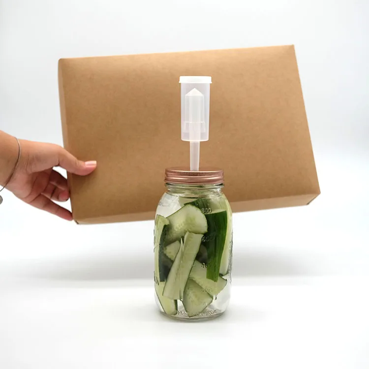 Kit Fermentazione Airlock Amindz - 3 Pezzi Con Gommini Silicone Per Birra, Vino, Sottaceti - Foto 8