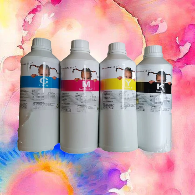 CMYK Dye Sublimation ink 1000ml high quality fluently permeability ink fast drying paper sublimation ink