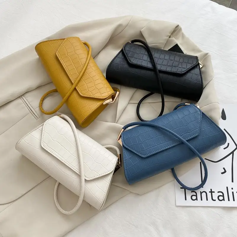 Women's Bag Stone Pattern Simple Shoulder Armpit Bag Wallets for