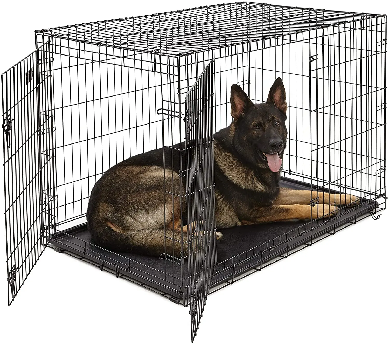 Midwest Solution Series Ginormus Double Door Dog Crate, 54