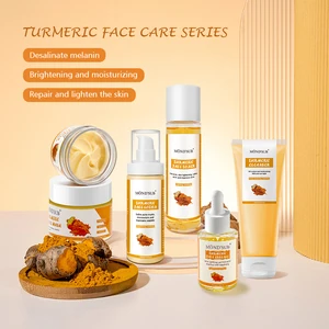 OEM MOND'SUB Korean Turmeric Skin Care Set Anti Acne Dark Spot Whitening Face Care Kit Brightening Beauty Skincare Set
