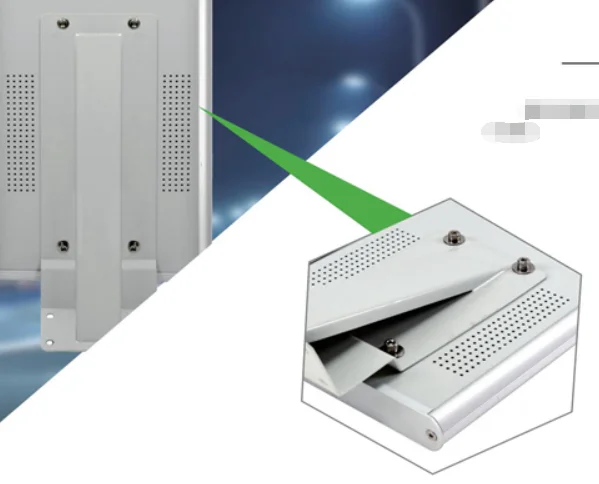 30W 60W 80W 100W Aluminum Alloy Integrated Solar Street Light IP66 150-160LM/W SMD3030