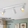 White square three-head spotlight-light source not included
