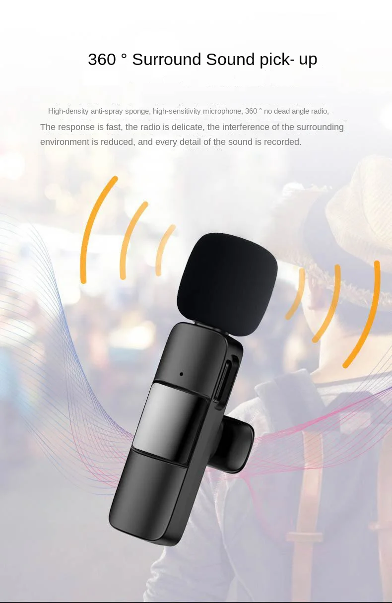 Portable Audio Video Recording Mini Mic For Iphone Android Live ...