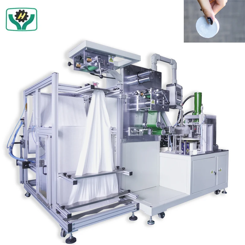 Compressed Towel Making Machine Full Automatic Disposable HY Aluminum Alloy 1 Set Standard Export Wooden Box PLC Control 7KW