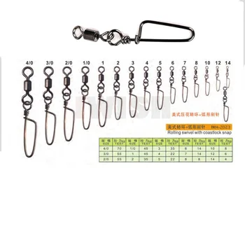 China Fishing Gear Rolling Swivel With