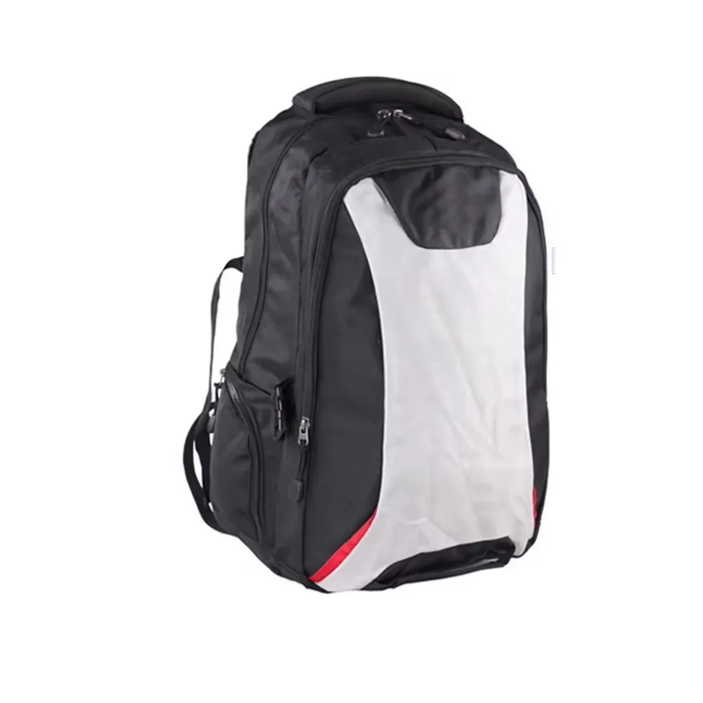 Customized Unisex Sport Backpack Arcuate Shoulder Strap Soft Handle Polyester Zipper Closure Waterproof Outdoor Rucksack Camping