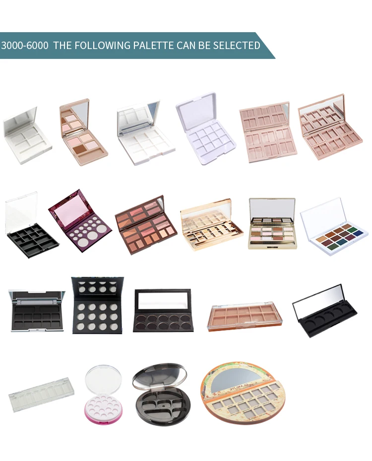 Wholesale Custom Logo Makeup Matte Glitter Eye Shadow Palette Highly