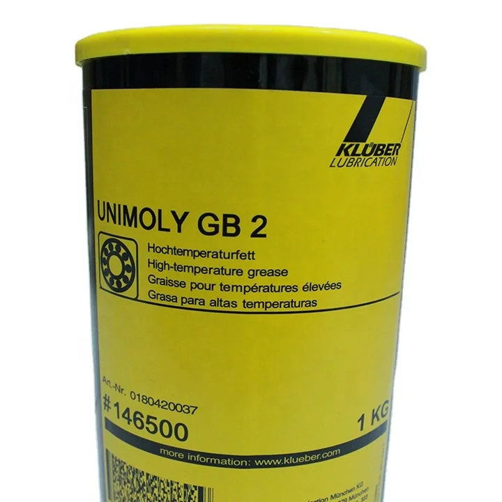 High Temperature Rolling Bearing Grease KLUBER UNIMOLY GB 2 1KG for Motor Fan Sprocket Bearings