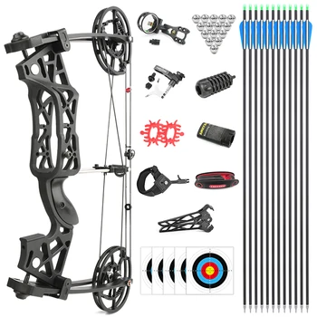 夜鹰复合两用钢珠弓小型射击户外车载弓箭射箭复合弓| Alibaba.com