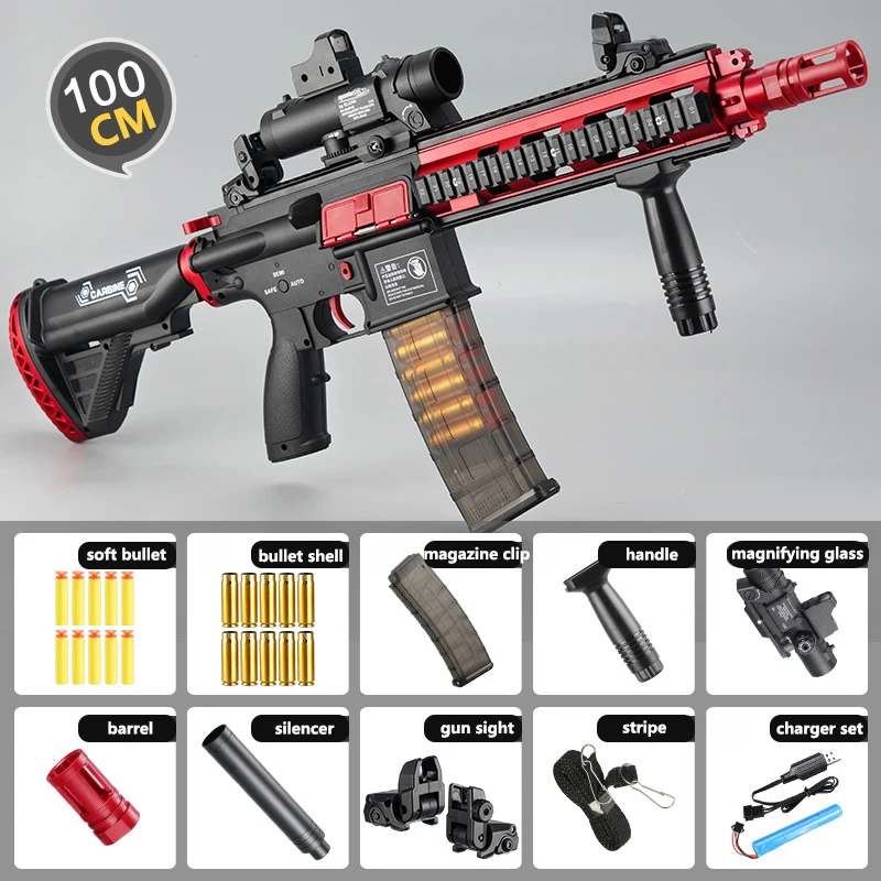 M416 – fusil à balle molle, jouet, Blaster électrique manuel, 2 Modes,  pistolet à Air, lanceur, arme Airsoft pour garçons adultes - AliExpress