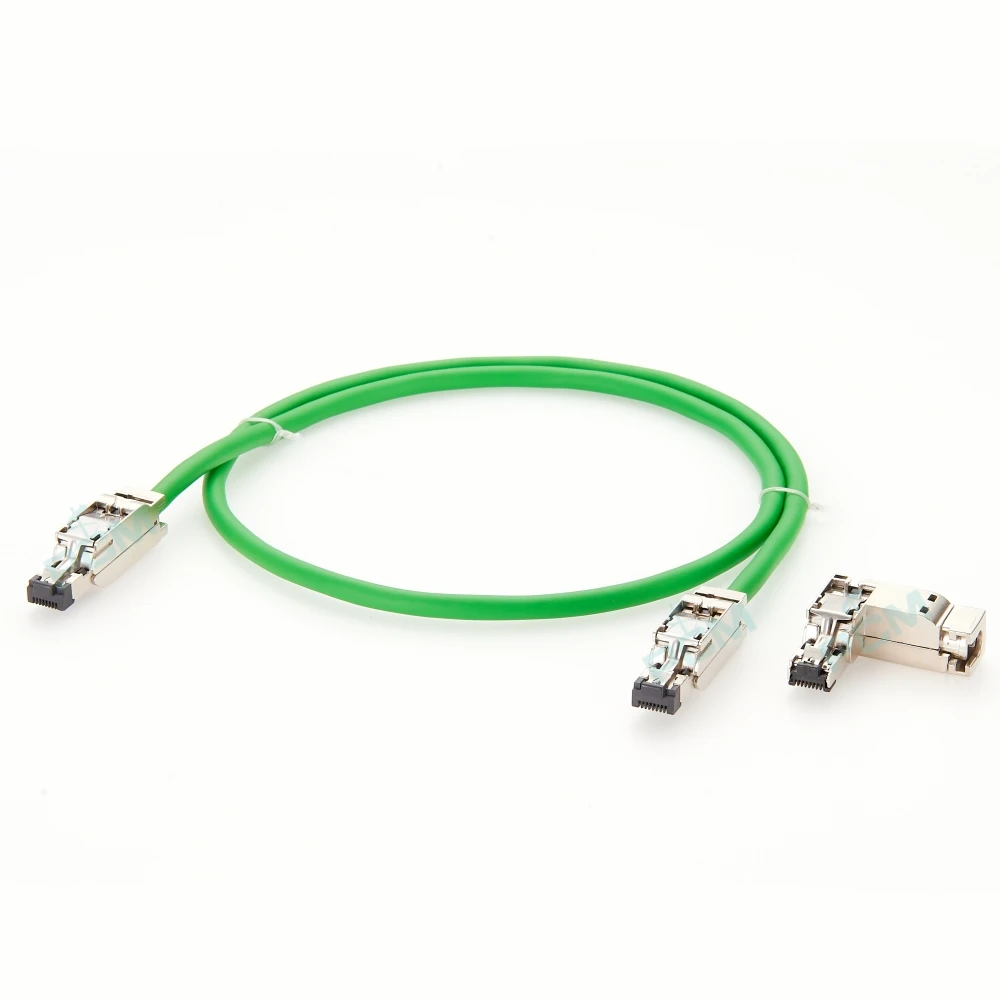 Industrial Ethernet Metal PUR Profinet RJ45 Patch Cable