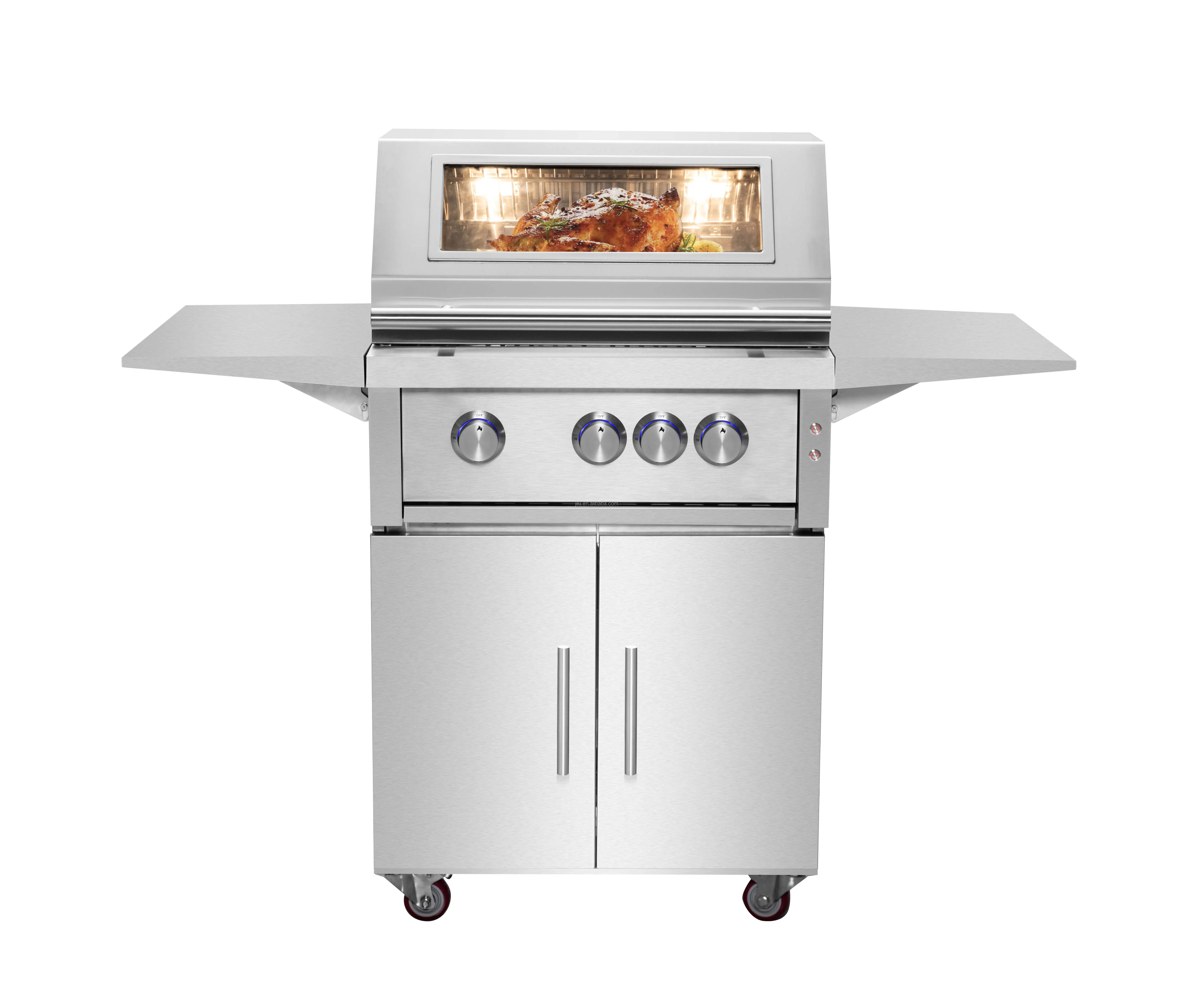 Convenient Stainless Steel 304 Family Outdoor Foldable Barbecue Oven Set Premium BBQ Grills details