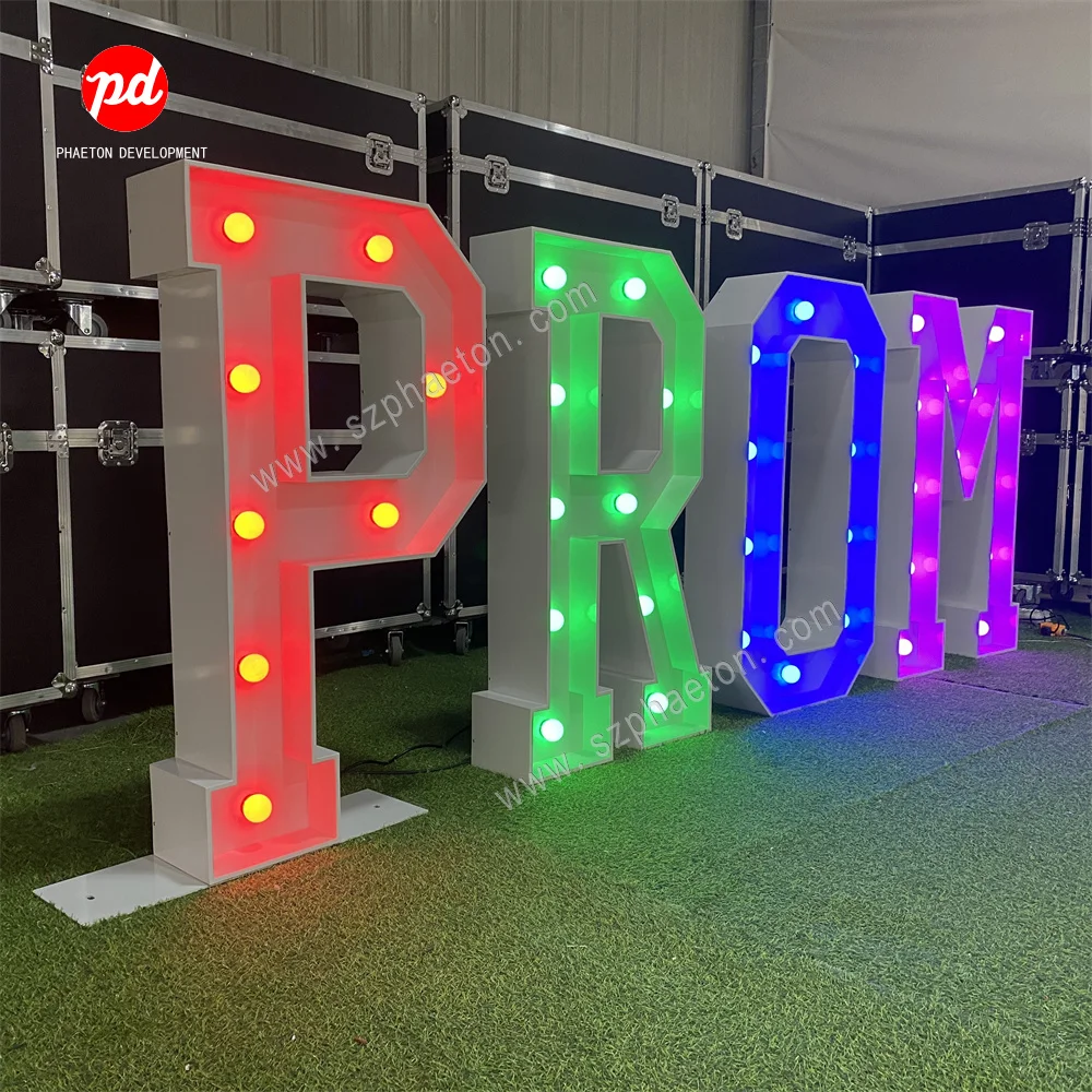 decorazioni del partito 40 ° compleanno, gigante ha condotto la luce su  marquee numeri lettere per forniture di festa di compleanno