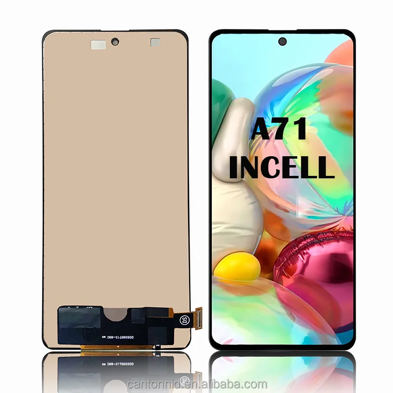 Oem Mobile Phone Lcds Incell Screen Replacement Pantalla Display for  Samsung Galaxy A71