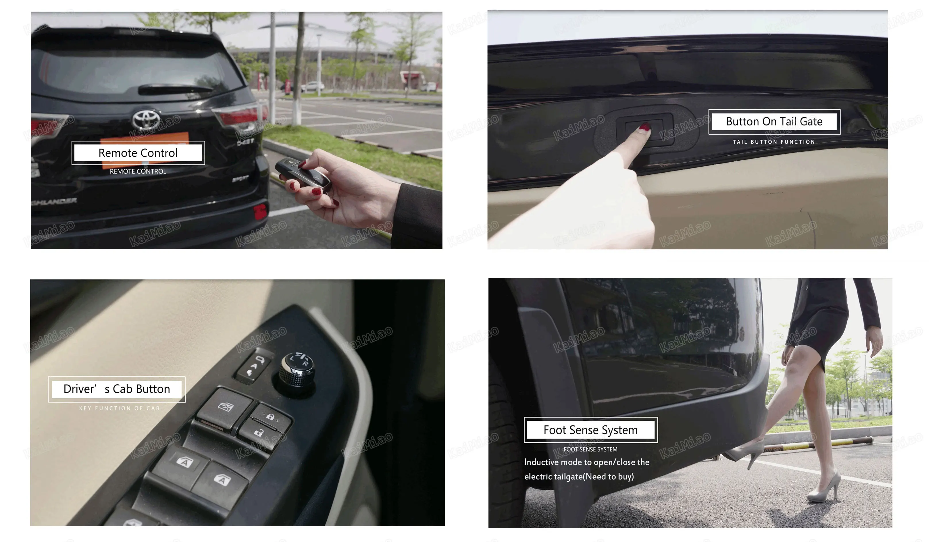 ホンダシビック (ハッチバック) 用自動電動テールゲートリフト