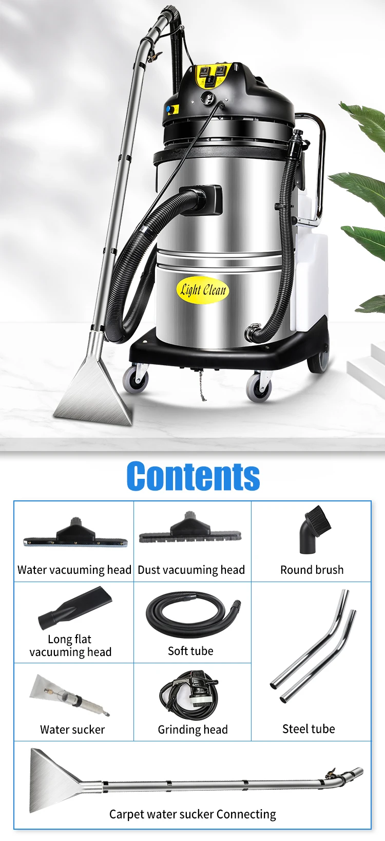 Carpet Cleaning Machine Commercial Vacuum Cleaner Factory Hotel Special Carpet Sofa Auto Scrubber Spray Extraction Equipment
