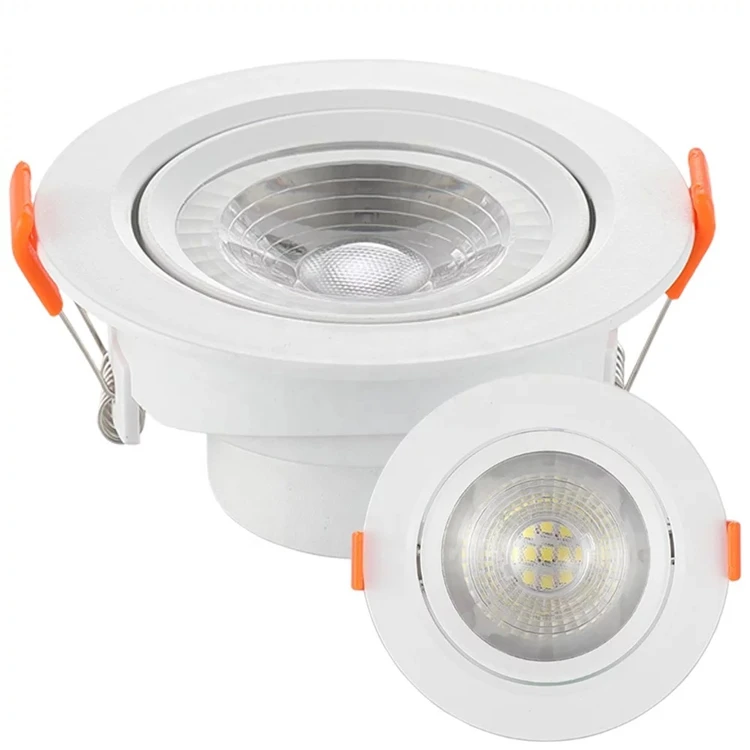 Adjustable 3W 5W 7W 9W 12W Down Light Ceiling Recessed LED Downlight