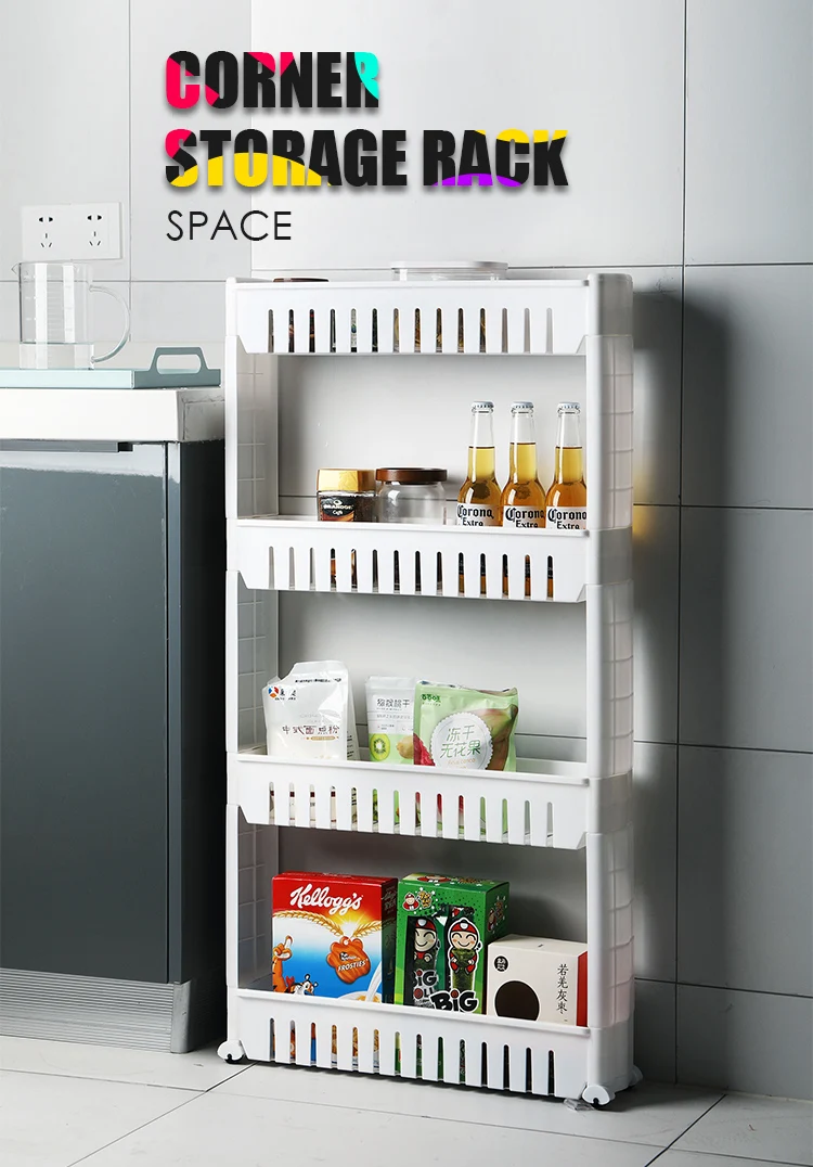 Slim Slide Out Storage Tower Rack - Efficient Space Utilization