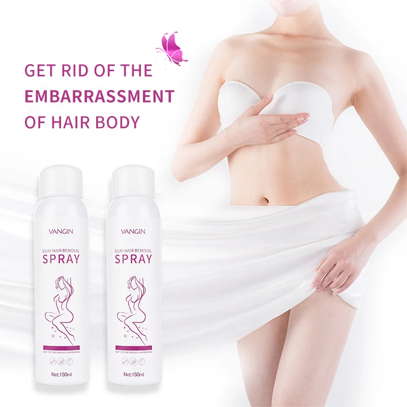 VANGIN 150ml Herbal Non-Sensitive Cream for Fast Results Painless Permanent Hair Removal for Men and Women