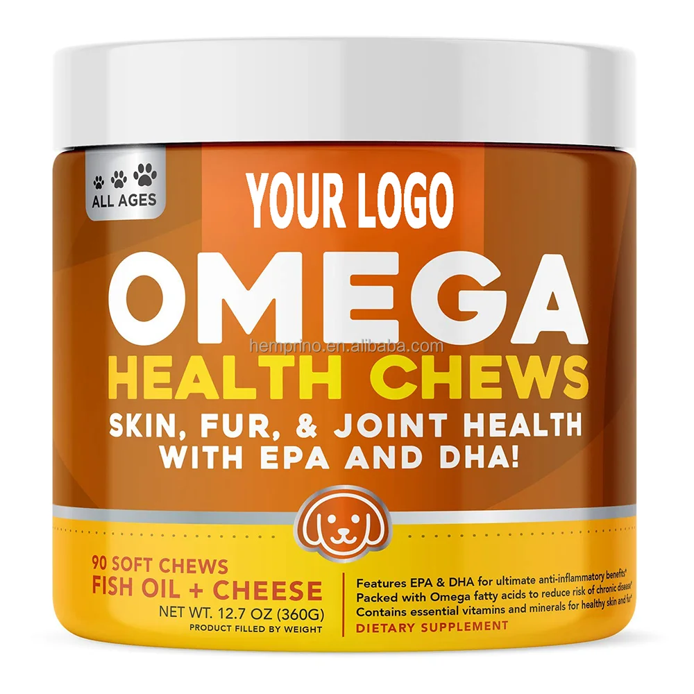 Omega-3 For Dogs Fish Oil for Pet Shedding Skin Allergy