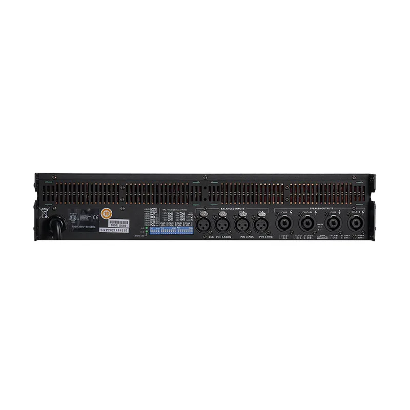 IBO TD9000 4-Channel 9600 Watts Power Amplifier Audio Sound Equipment Stage Pa System Line Array Speakers
