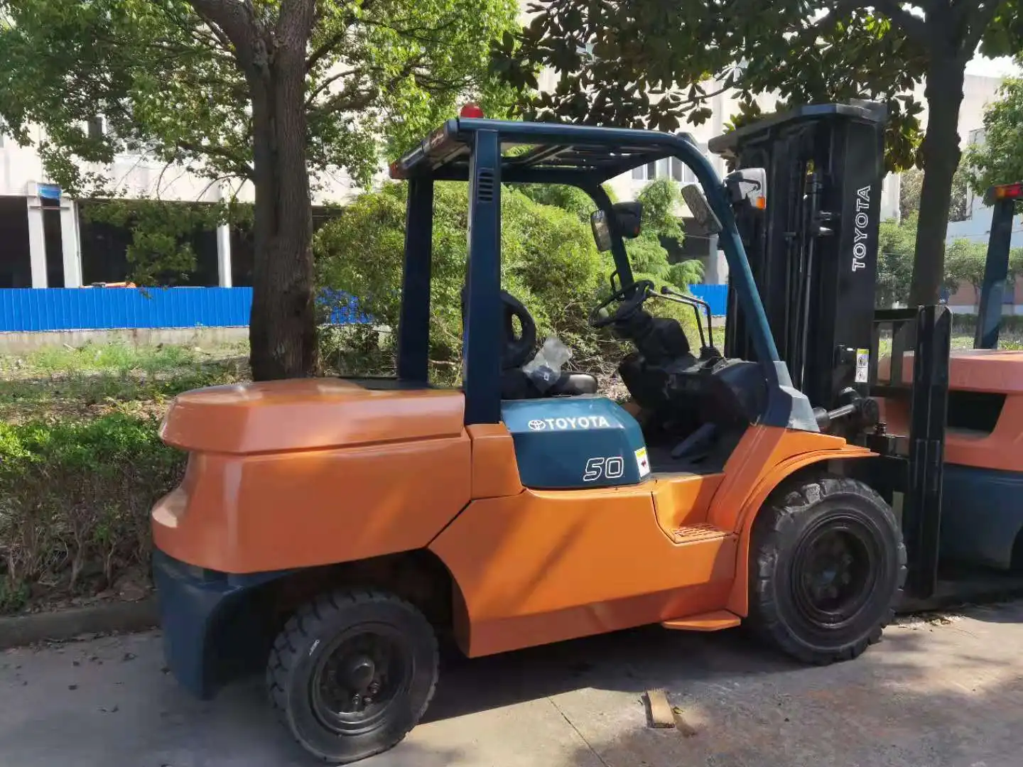 Used Toyota Fd50 Forklift 5ton Original Japan Used Forklift Truck 5 Ton ...